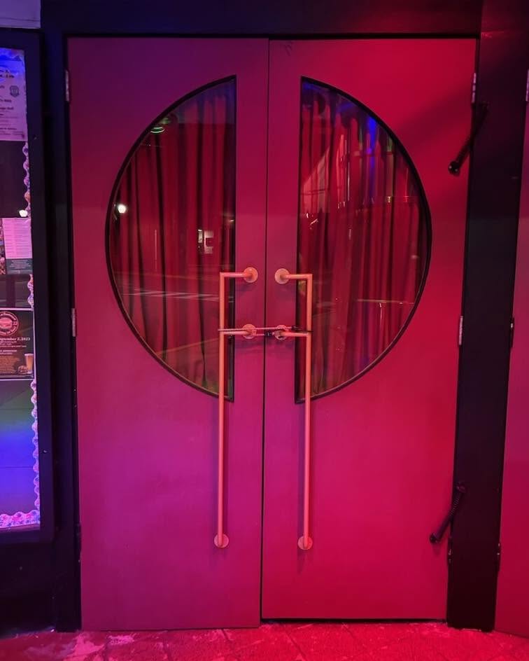 front door to the strand