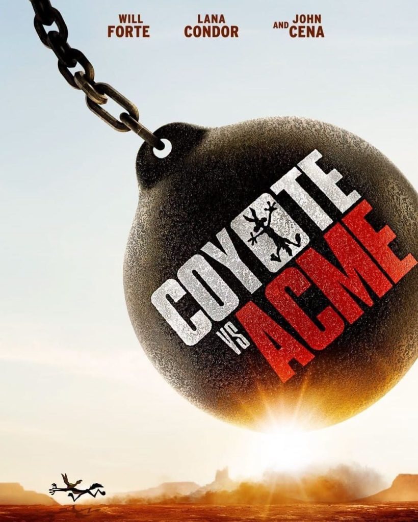 poster for coyote vs acme movie